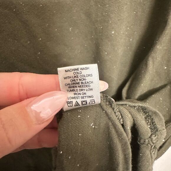 PacSun Men's Olive T-Shirt - Picture 6 of 6